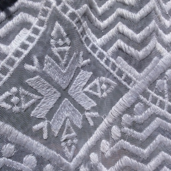 Free People white sheer dress /tunic  37” length - Picture 3 of 5